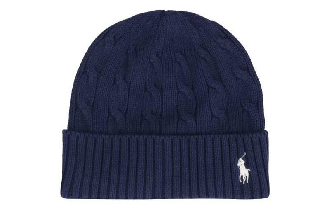Шапка Polo Ralph Lauren Хлопковое волокно Шапки-бини Женские Синий - изображение 1