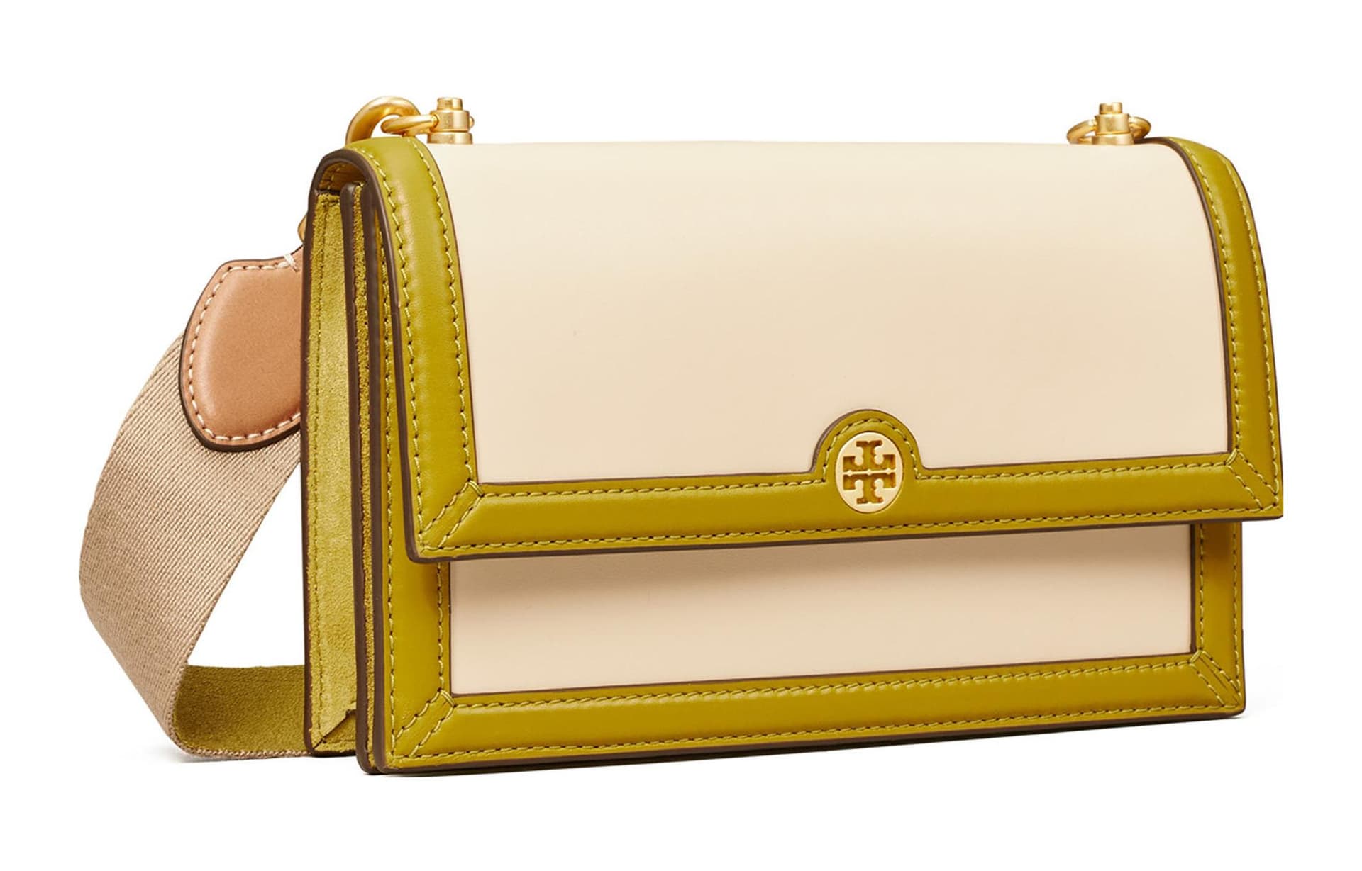 Мини-сумка Tory Burch Tory Burch Кожа Конверт Сумка Аккордеонная Сумка Сумка через плечо Мини Женский - изображение 3
