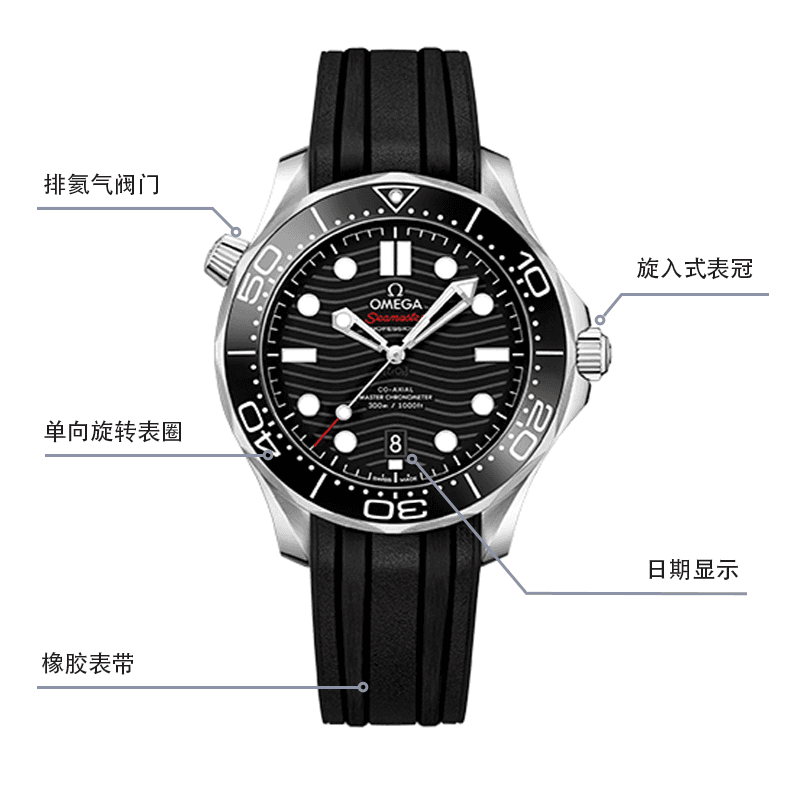 Часы OMEGA 300 42mm 210.32.42.20.01.001 - изображение 2