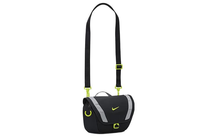 Поясная сумка Nike Ткань На одно плечо Поясная сумка (бандана) Обычный (стандартный) Унисекс Черный серый - изображение 3
