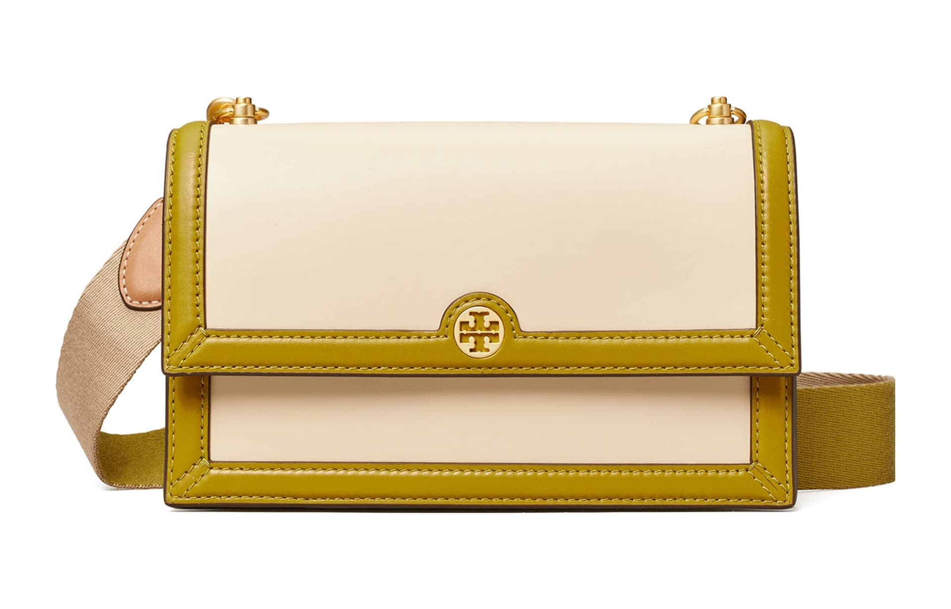 Мини-сумка Tory Burch Tory Burch Кожа Конверт Сумка Аккордеонная Сумка Сумка через плечо Мини Женский - изображение 1