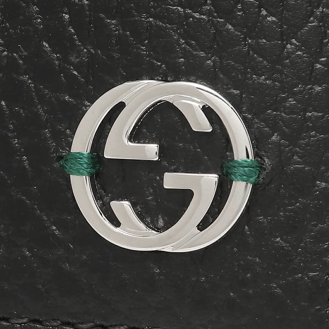 Кошелек GUCCI Кожа Кошелек Стандартный (Standard) Мужской Черный Зеленый - изображение 7