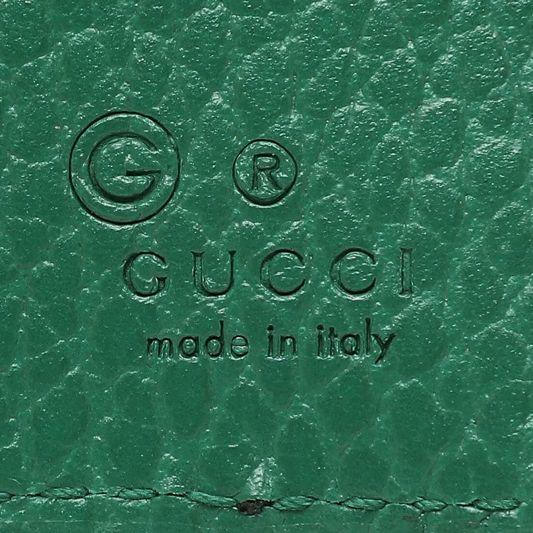Кошелек GUCCI Кожа Кошелек Стандартный (Standard) Мужской Черный Зеленый - изображение 6