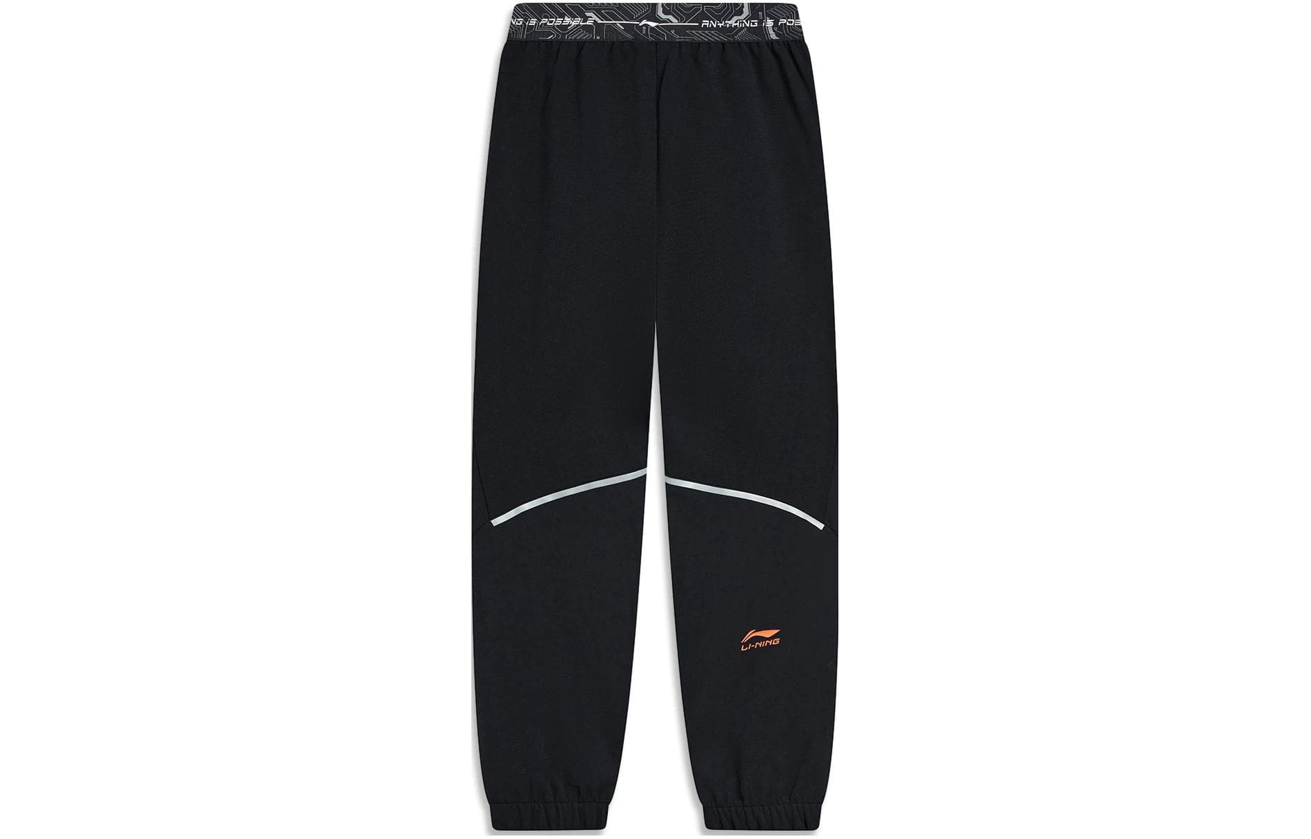 Li NING Young Спортивные трикотажные брюки Sports Life Collection Черный Детский - изображение 2