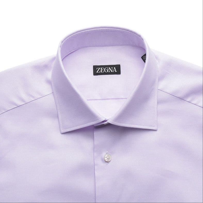 Рубашка Ermenegildo Zegna Светло-фиолетовые Мужские Рубашки - изображение 3