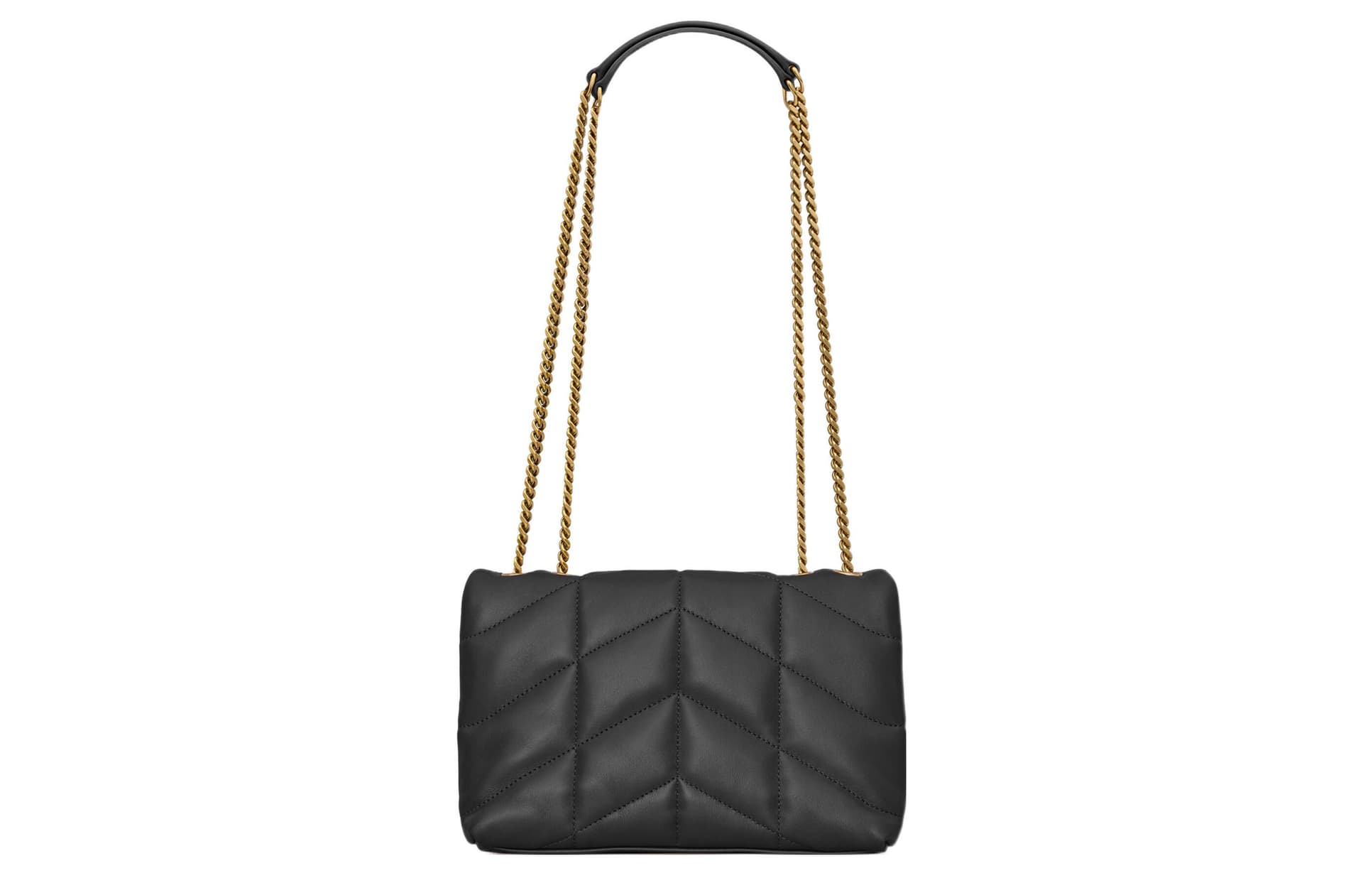 Мини-сумка Saint Laurent YSL Puffer Black - изображение 3
