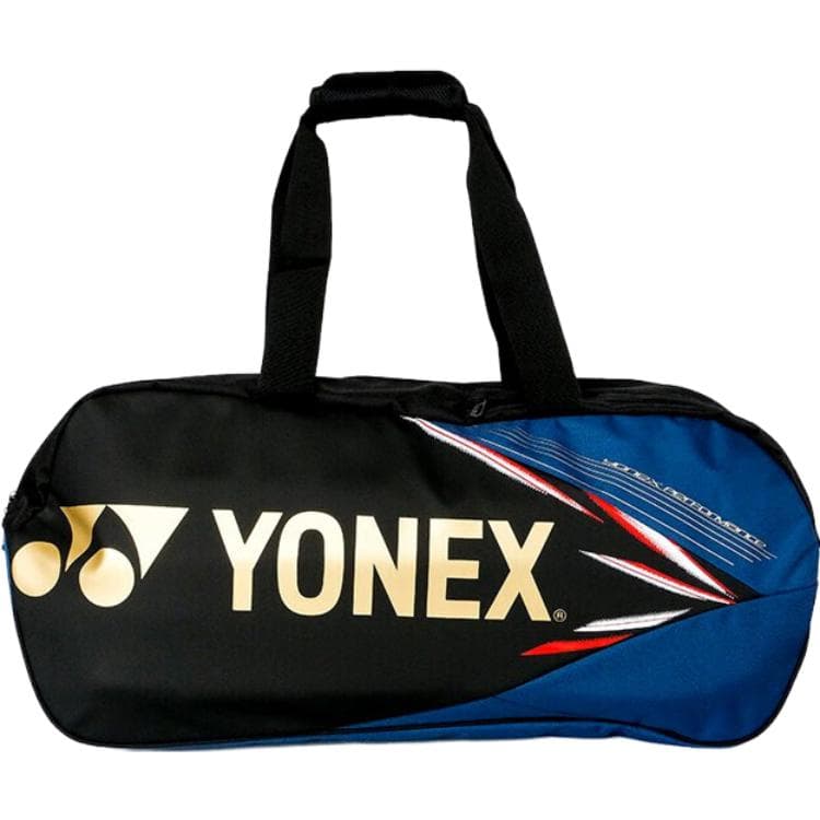 Спортивная сумка YONEX Ткань + Искусственная кожа Спортивная сумка Стандартная (Стандартная) Унисекс Черный Синий - изображение 1