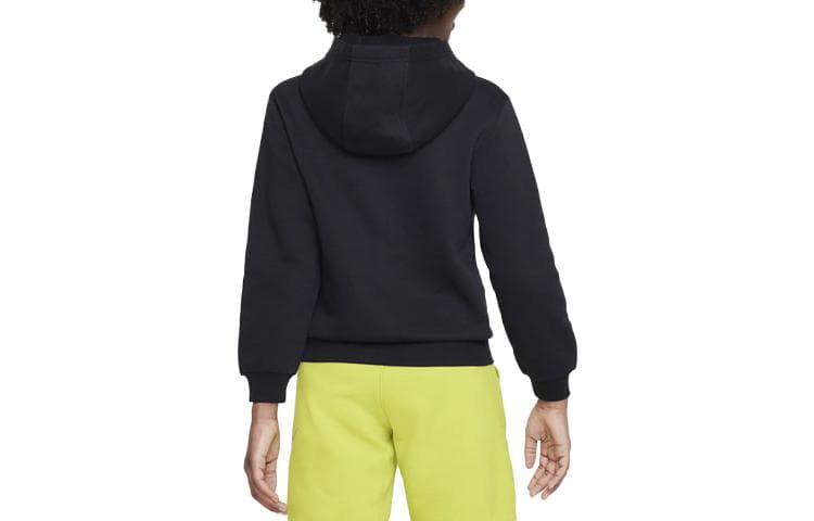 Nike Худи-ханьфу платье Sportswear Club из флиса черное детское - изображение 2