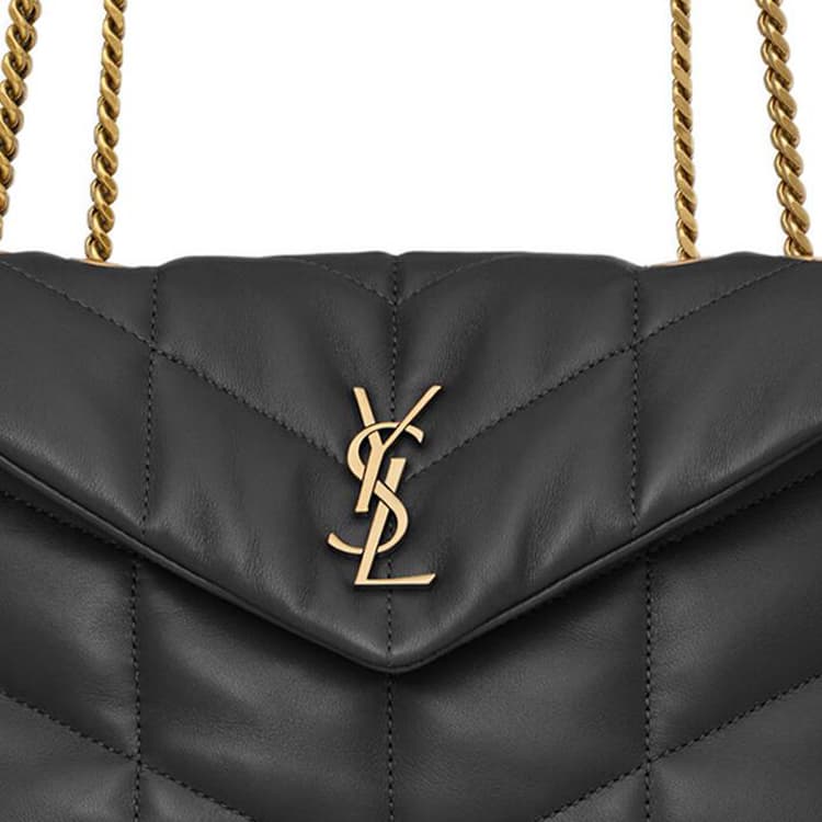 Мини-сумка Saint Laurent YSL Puffer Black - изображение 6