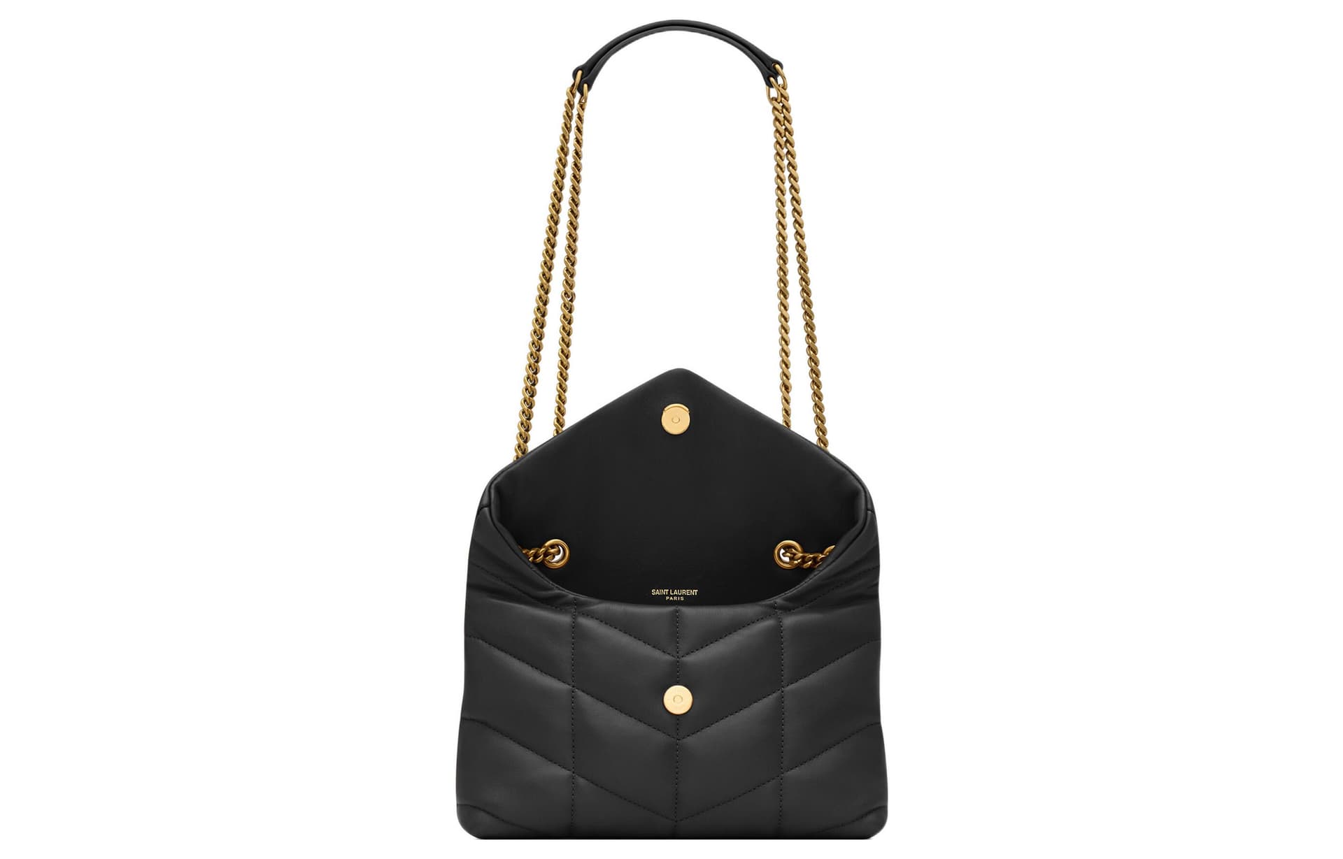 Мини-сумка Saint Laurent YSL Puffer Black - изображение 4