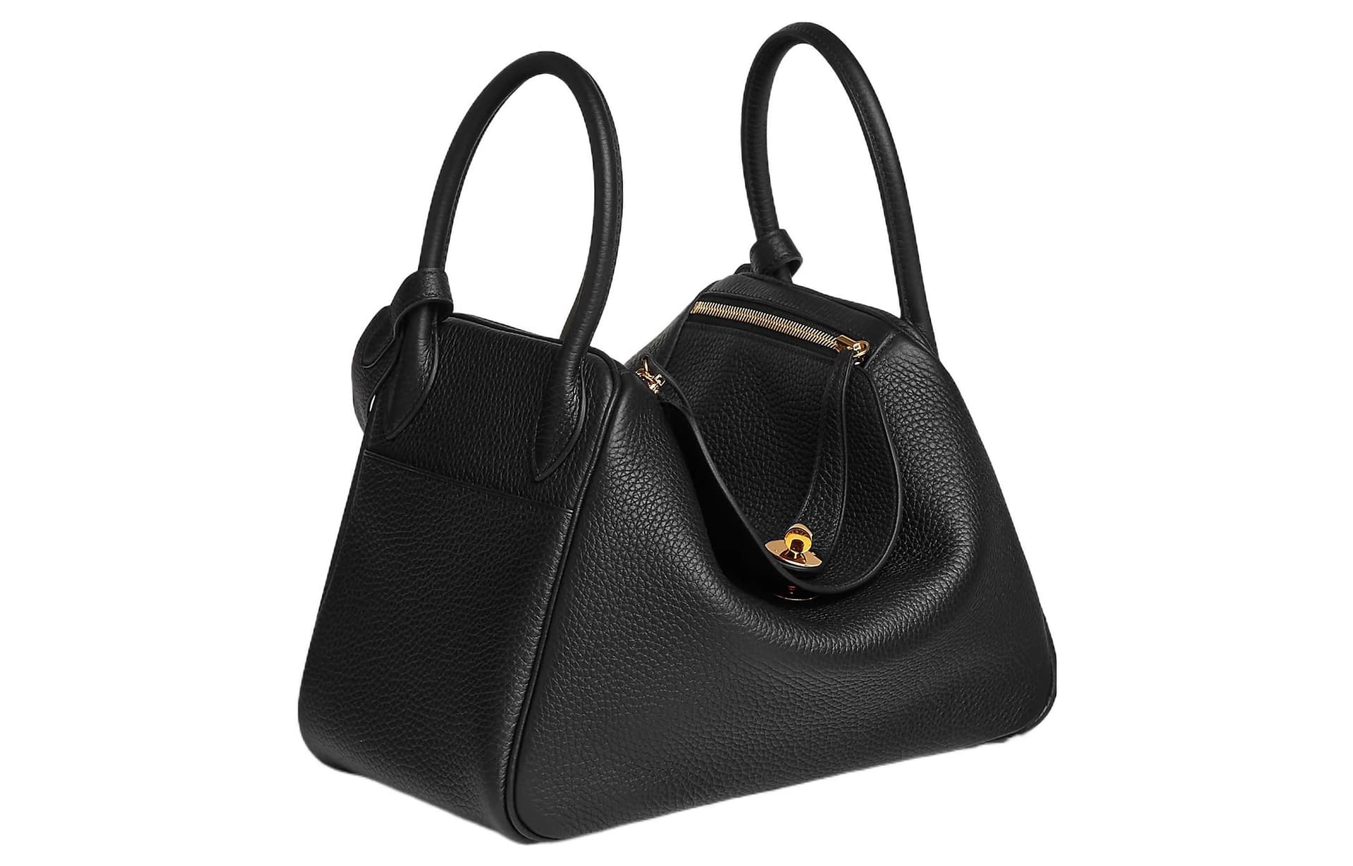 Мини-сумка HERMES Lindy 30 Clemence Noir - изображение 2