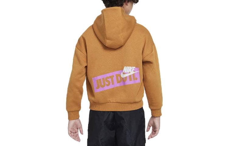 Nike Имбирно-желтый детский Толстовка - изображение 2