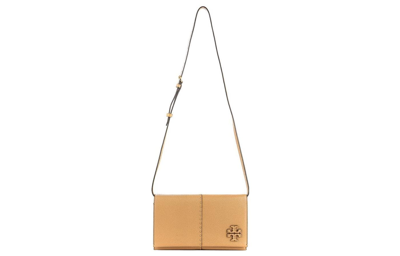 Сумка через плечо Tory Burch Tory Burch McGraw Пескоструйная кожа Сумка через плечо Женская Коричневая - изображение 5