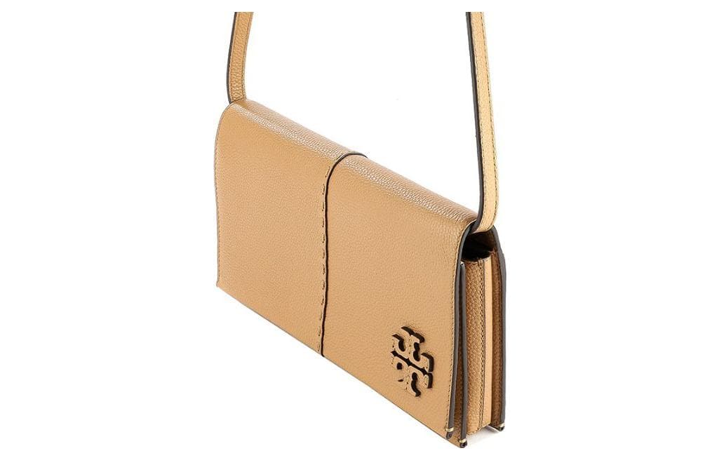 Сумка через плечо Tory Burch Tory Burch McGraw Пескоструйная кожа Сумка через плечо Женская Коричневая - изображение 2