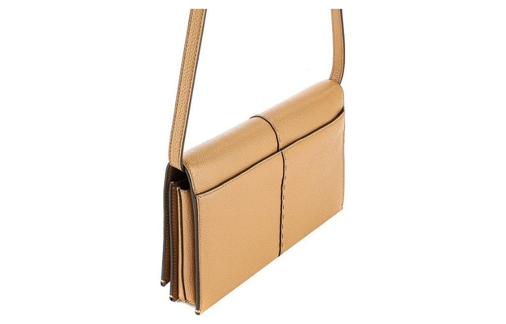 Сумка через плечо Tory Burch Tory Burch McGraw Пескоструйная кожа Сумка через плечо Женская Коричневая - изображение 3
