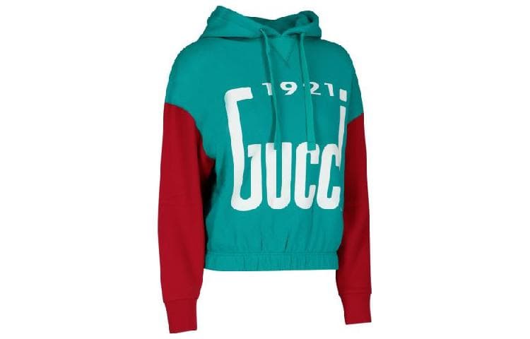 Худи GUCCI Синий Женские Толстовка - изображение 3