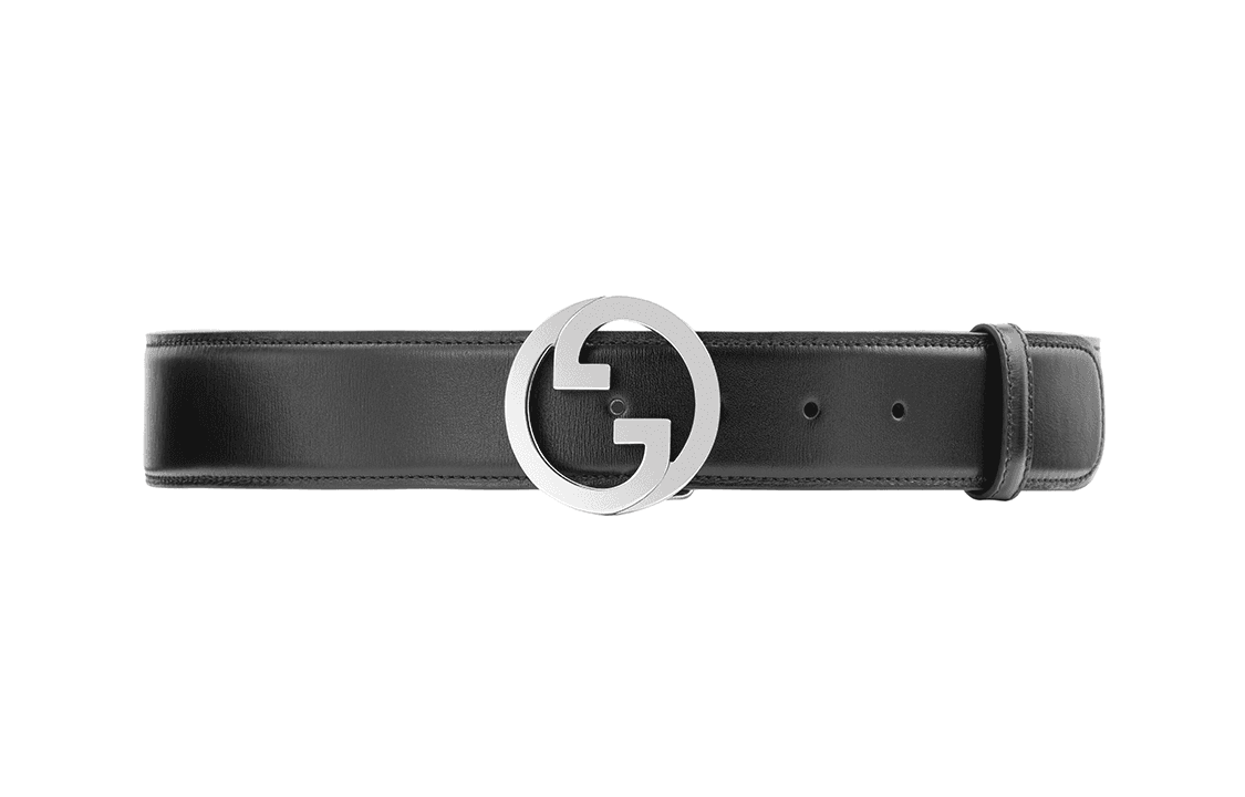 Ремень GUCCI Logo 4cm - изображение 4