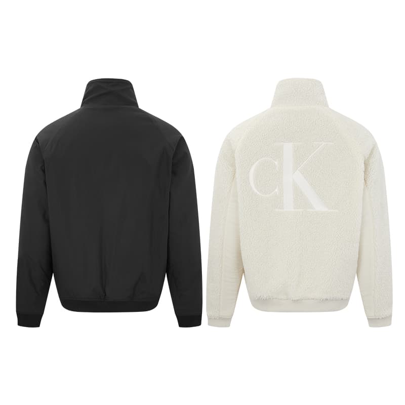 Куртка Куртка Calvin Klein унисекс черно-белая двухтонная - изображение 2