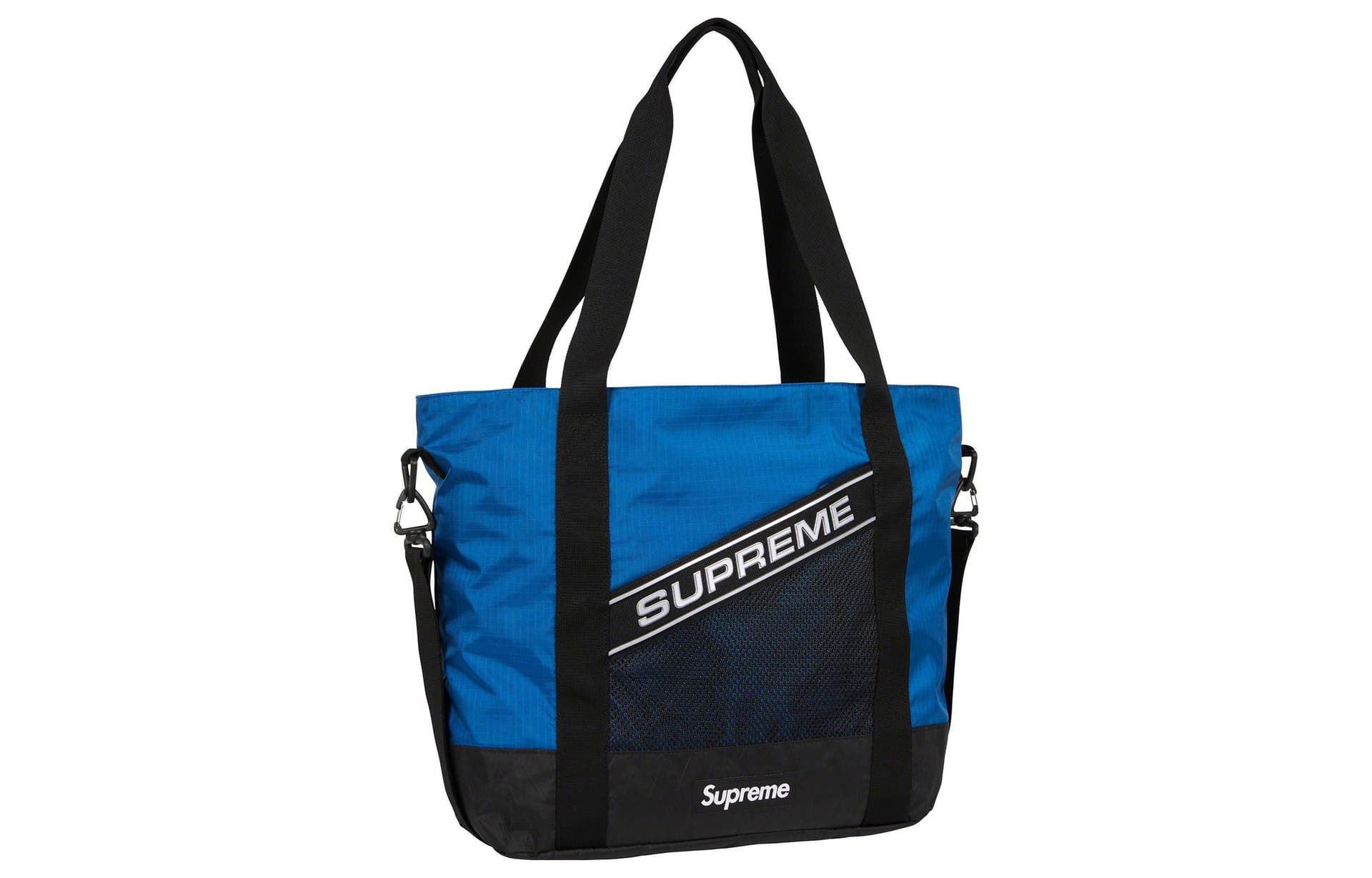Мини-сумка Supreme Водонепроницаемая Нейлоновая Сумка-тоут Сумка для покупок Сумка Стандартная (Стандартная) Унисекс Синяя - изображение 5