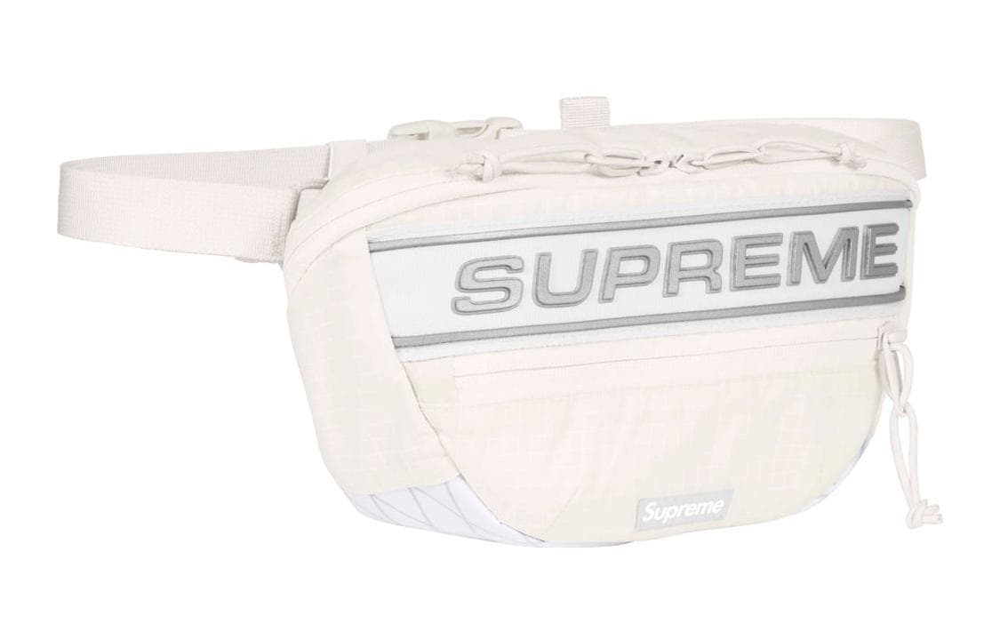 Поясная сумка Supreme Нейлоновая сумка через плечо поясная сумка (бандана) стандартная унисекс белая - изображение 2