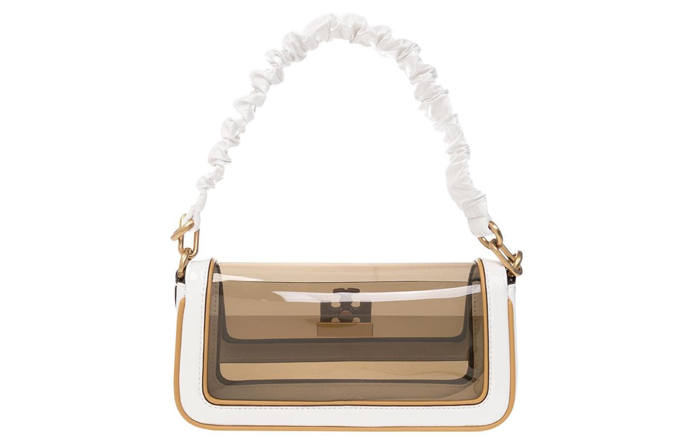 Мини-сумка Tory Burch Kira (Красный) Термопласт ПУ (Полиуретан) Полиуретан с кожаными вставками - изображение 4