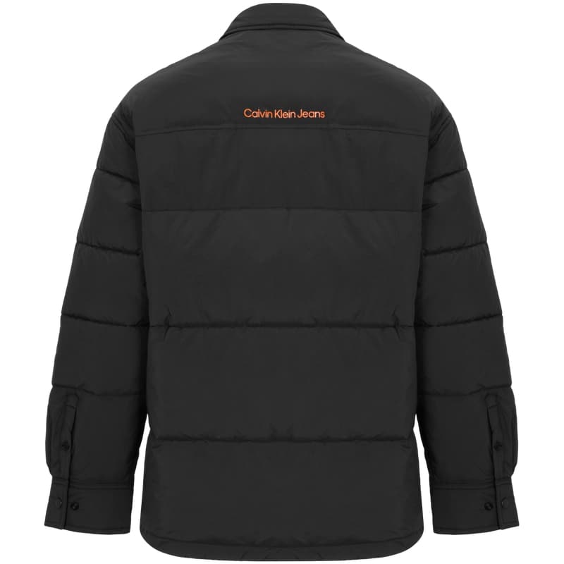 Зимняя куртка пуховик Calvin Klein Хлопковый пуховик мужской черный - изображение 2