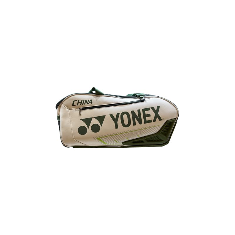 Спортивная сумка YONEX Искусственная кожа с текстильной спортивной сумкой стандартная (стандартная) унисекс хаки зеленый - изображение 1