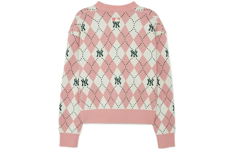 Кофта MLB Трикотаж Женский Персиково-Розовый - изображение 2