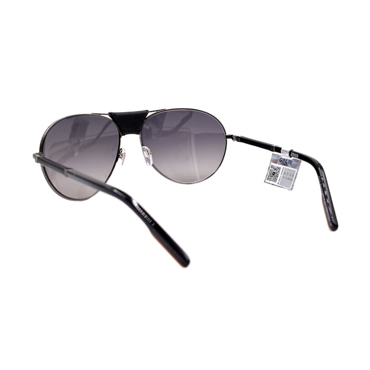 Солнцезащитные очки Ermenegildo Zegna Aviator Sunglasses Мужские Металлические - изображение 3