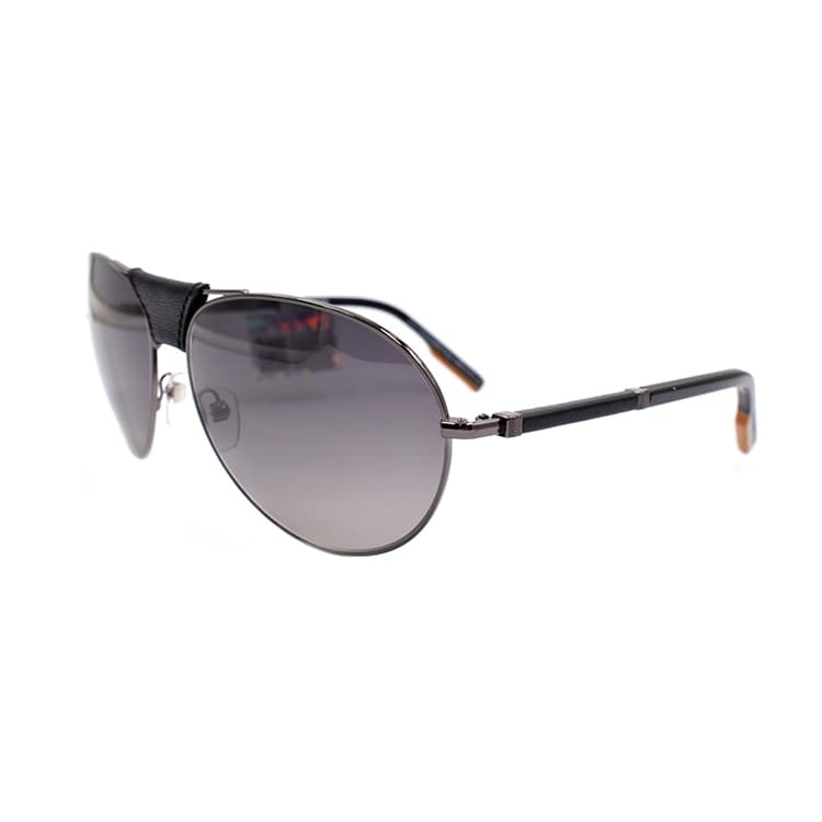 Солнцезащитные очки Ermenegildo Zegna Aviator Sunglasses Мужские Металлические - изображение 2