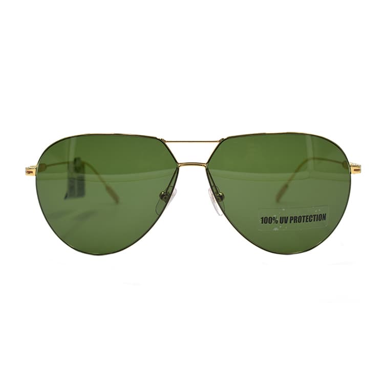 Солнцезащитные очки Ermenegildo Zegna Modern Aviator Holiday Travel Edition Сплав Авиатор Солнцезащитные очки Мужской Ярко-золотой - изображение 2