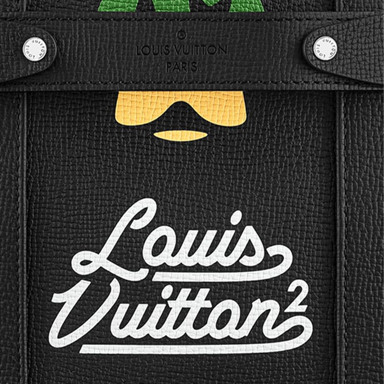 Сумка LOUIS VUITTON x NIGO Tote Journe Black - изображение 5