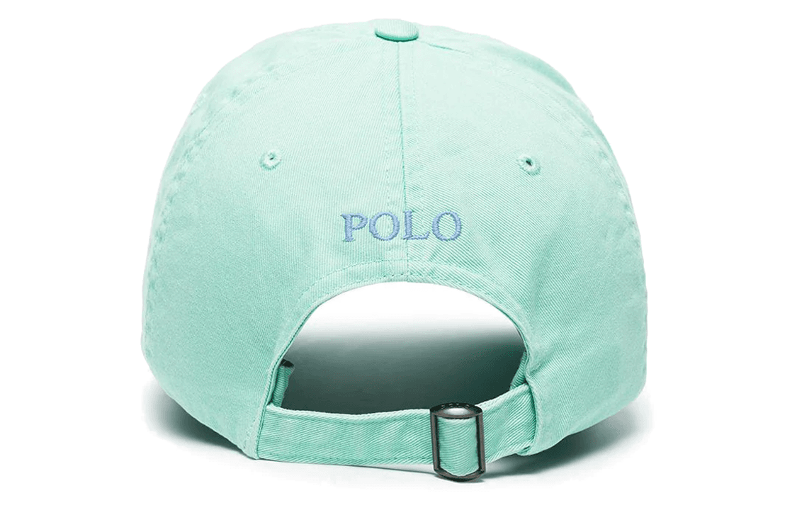 Кепка Polo Ralph Lauren Хлопок Волокно Кепки Унисекс Аква Зеленый Синий Зеленый - изображение 3