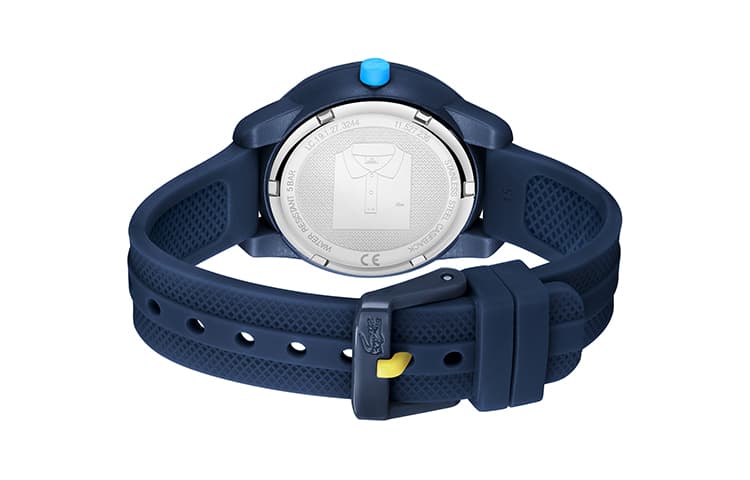 Механические часы LACOSTE MINI TENNIS Часы с ремешком на запястье кварцевый механизм силиконовый ремешок 38 мм синий циферблат детские - изображение 3