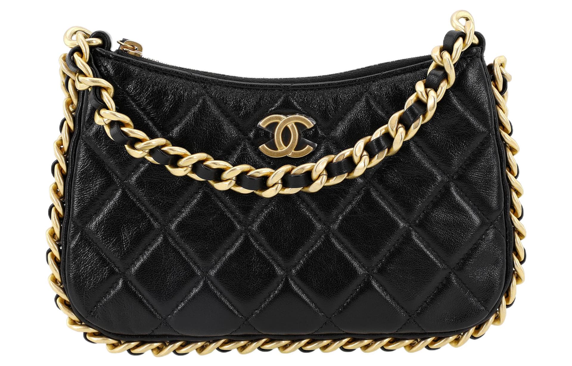 Сумка через плечо Chanel Hobo Bag Black - изображение 1