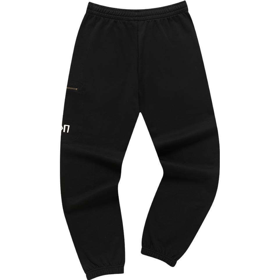 Штаны FILA FUSION Базовый минимализм Вязаные тренировочные брюки женские черные - изображение 2