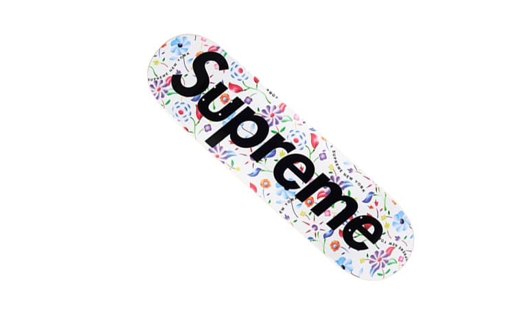 Supreme Week 0 Airbrushed Floral Skateboard - изображение 4
