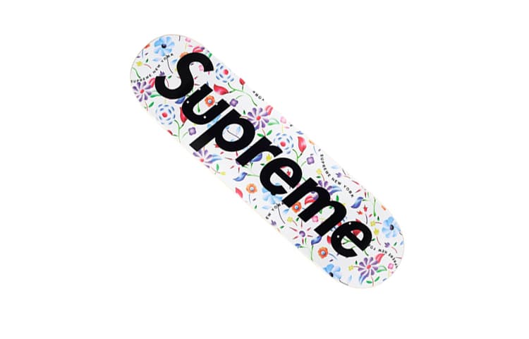 Supreme Week 0 Airbrushed Floral Skateboard - изображение 3