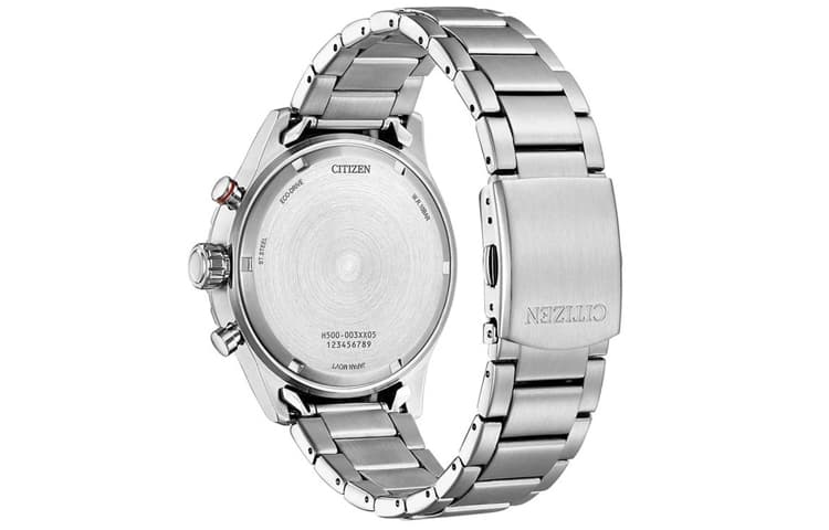 Часы CITIZEN Eco Drive ['100' 301050]Y Водонепроницаемый Освежающий вариант Кварцевый механизм Нержавеющая сталь Шнуровка - изображение 4