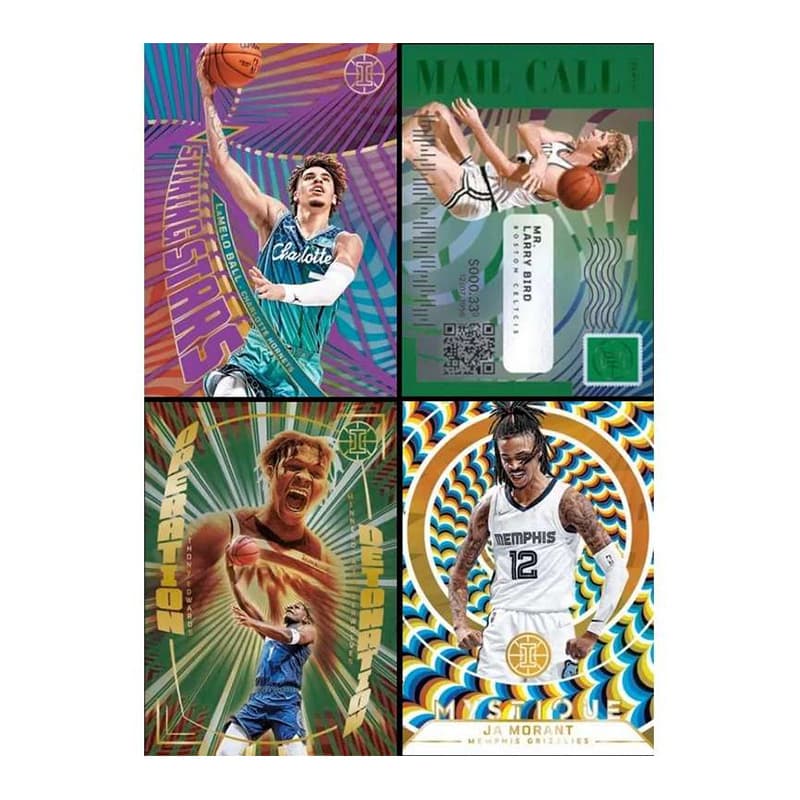 Коллекционные карточки PANINI NBA 2021-22 Illusions Basketball Blaster Box - изображение 3