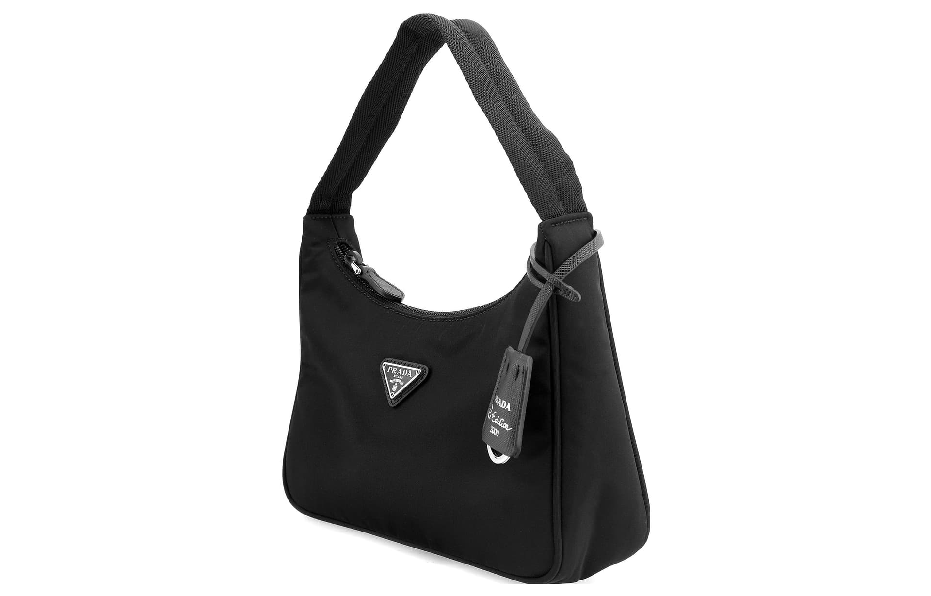 Мини-сумка Prada Re-Edition 2000 Hobo Black - изображение 2