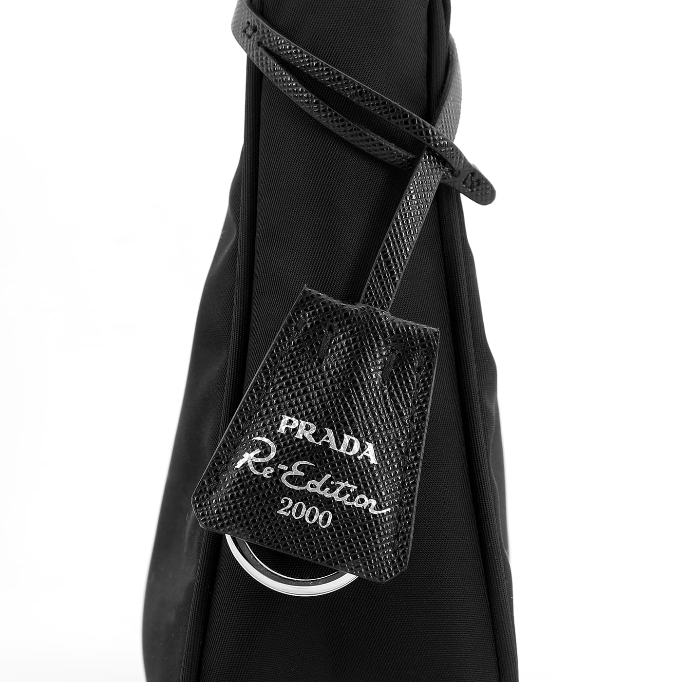 Мини-сумка Prada Re-Edition 2000 Hobo Black - изображение 6