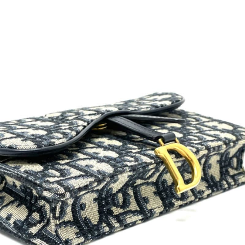 Поясная сумка Dior Saddle Oblique Denim - изображение 4