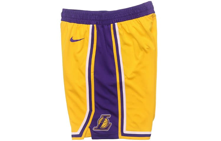 Баскетбольные шорты Nike NBA Icon Edition Lakers Yellow - изображение 3