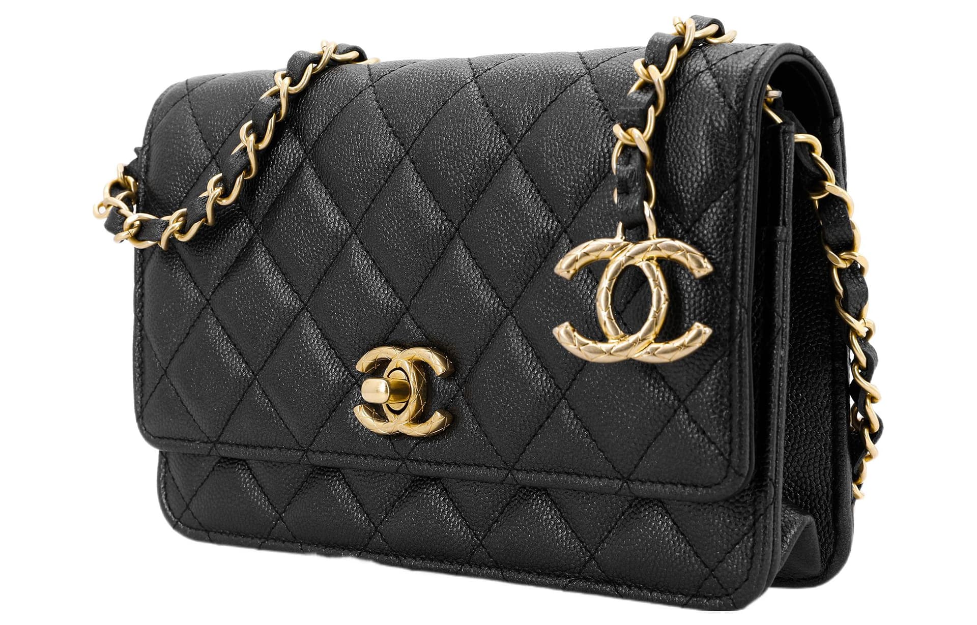 Сумка через плечо CHANEL WOC 23B Pearl Grain - изображение 2
