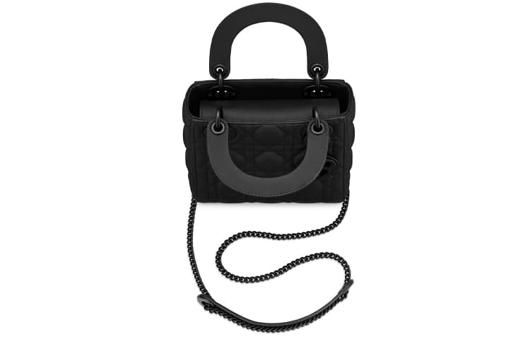 Сумка Dior Lady Dior Matte Black Mini - изображение 3