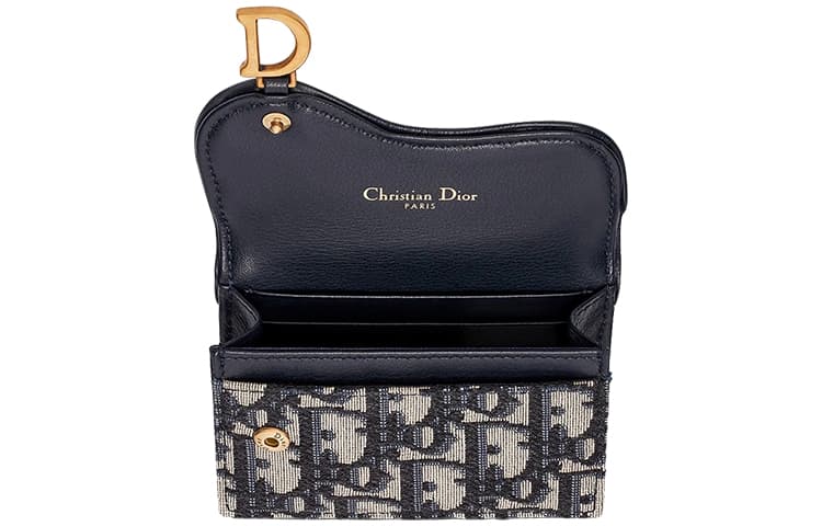 Картхолдер Dior Saddle Denim Blue - изображение 5