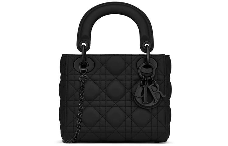 Сумка Dior Lady Dior Matte Black Mini - изображение 1