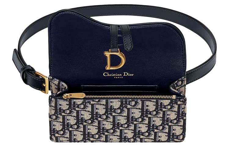 Поясная сумка Dior Saddle Oblique Denim - изображение 3