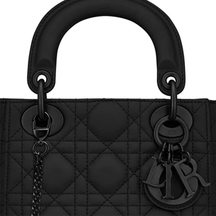 Сумка Dior Lady Dior Matte Black Mini - изображение 5